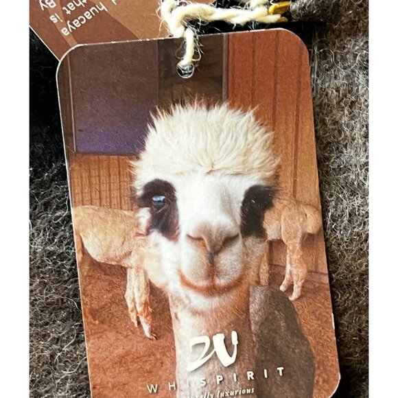 Whispirit Naturally Luxurious Alpaca Shawl Wrap & Hood Set NWT - Picture 7 of 16